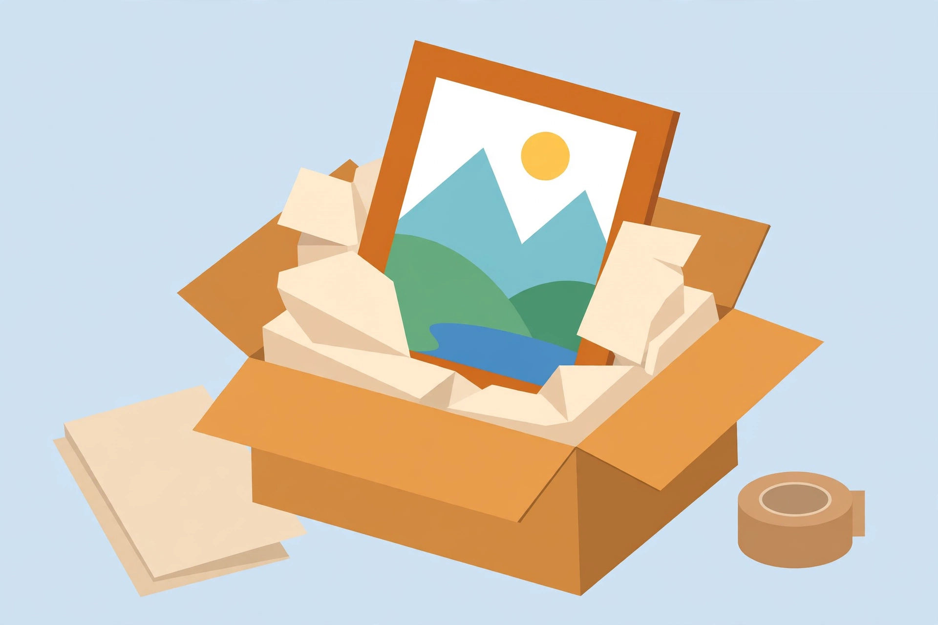 How to Ship Artwork and Framed Prints Without Damage